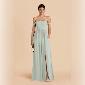 Birdy Grey Strapless Sage Dress